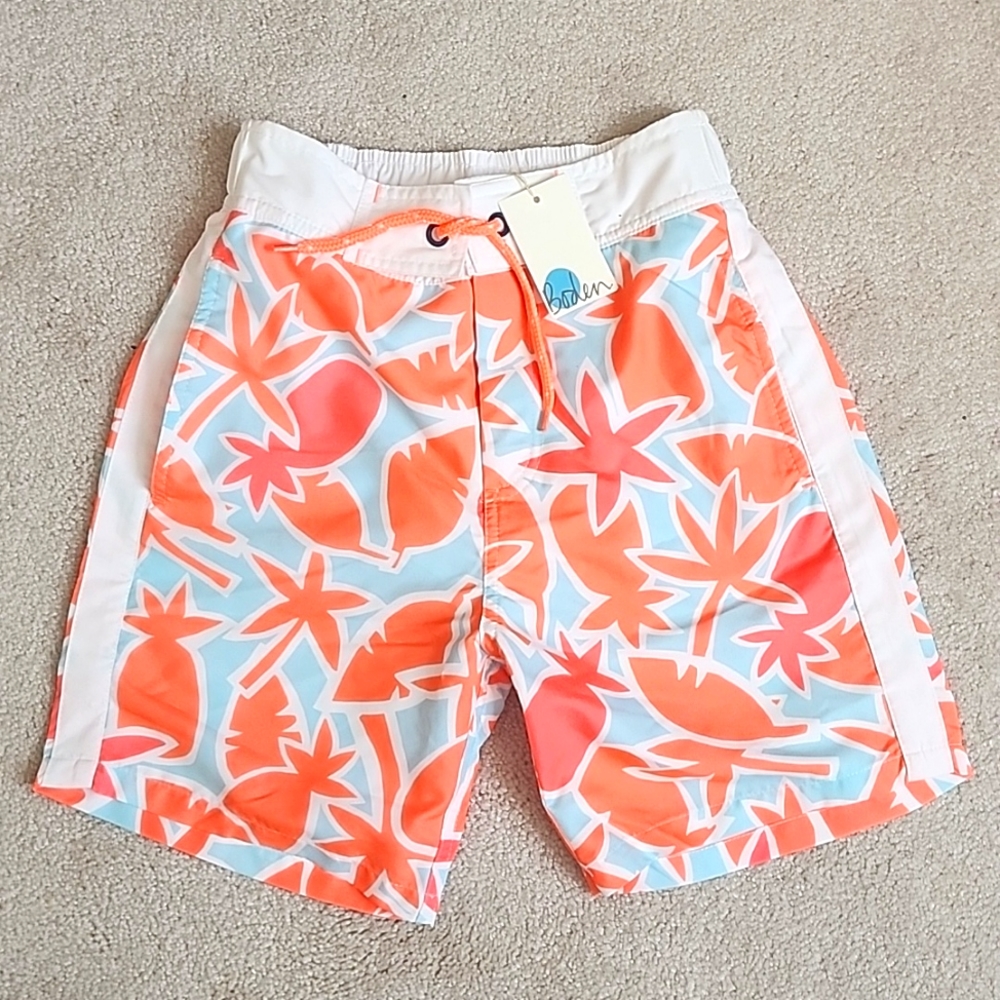 Boden Boys Swim Trunks